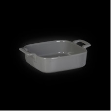 Форма для запекания с двумя ручками серая Colore "Corone" 130х130х40мм [LQ-SK0036-A6856]